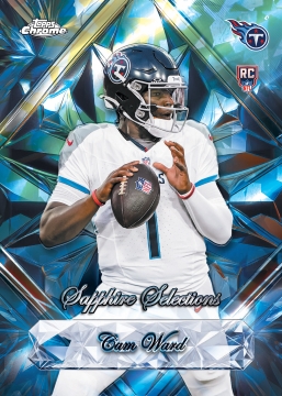 Topps Chrome® Football Sapphire